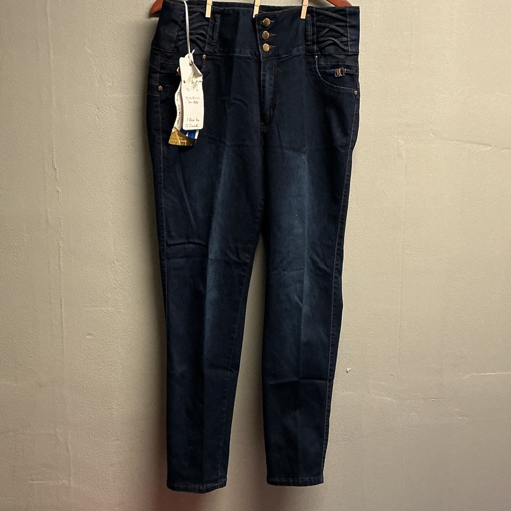 High Rise Women's Jeans - Dark Blue